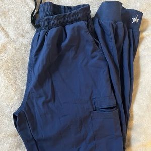 MIMS scrub bottom in navy blue (M)